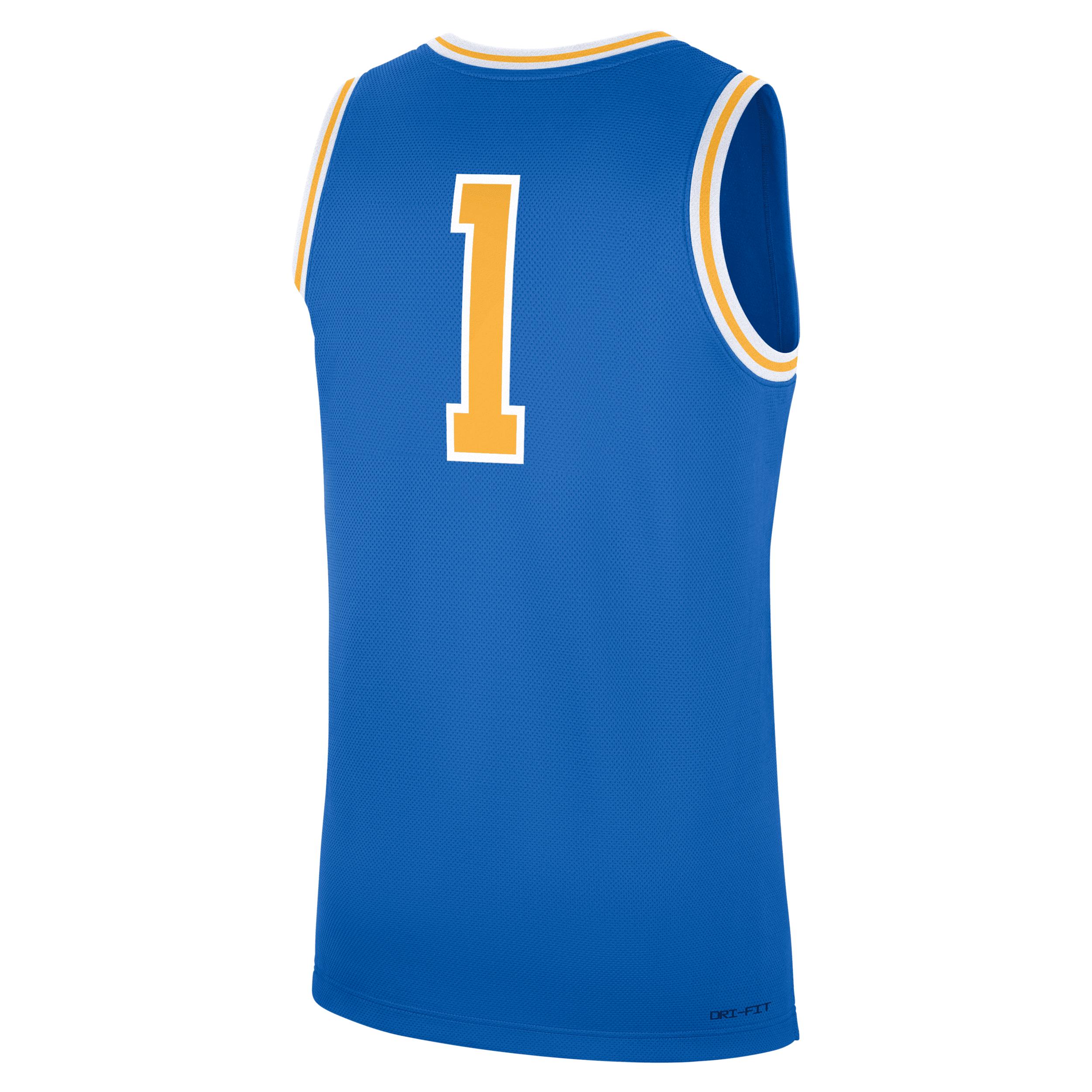 Mens UCLA Bruins Replica Jordan Brand College Basketball Jersey | CLEVGRJJCBJUCL-UCL Product Image