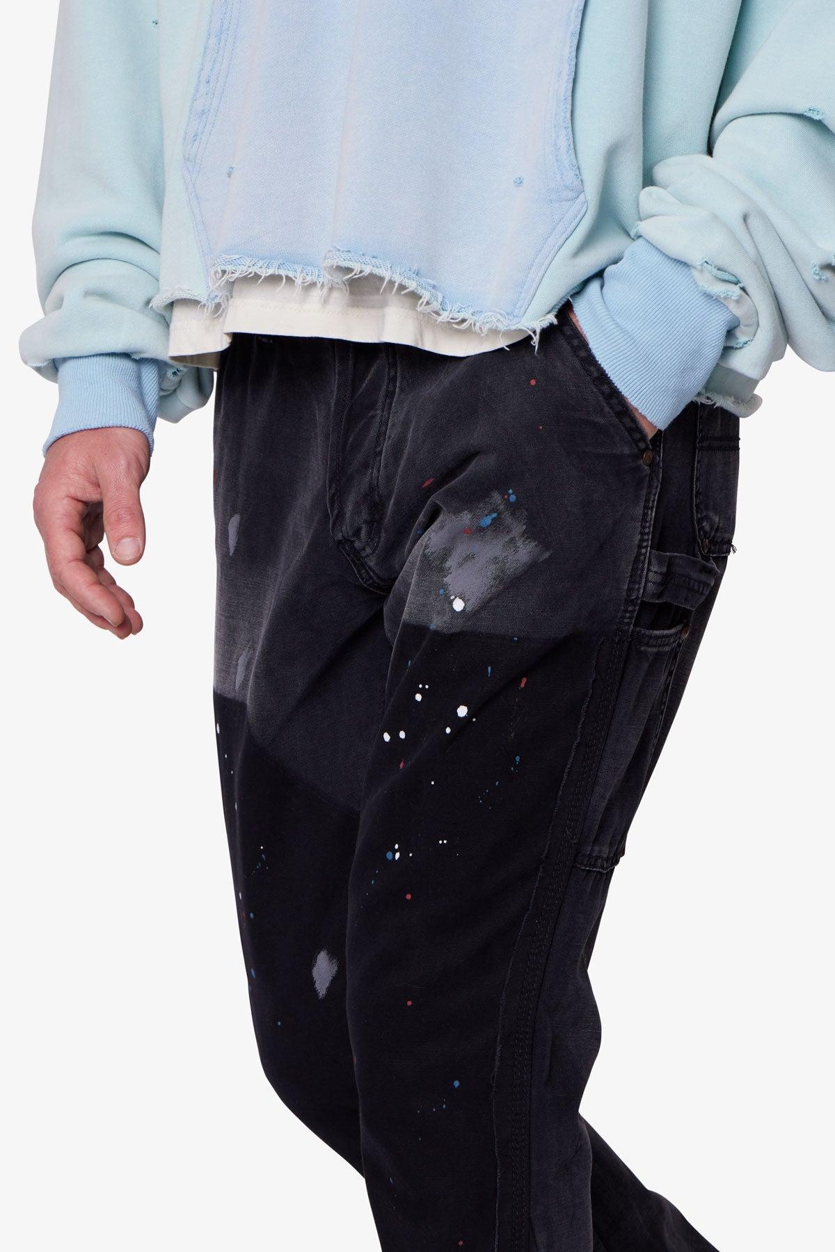 B243 Flare Denim - Black Product Image