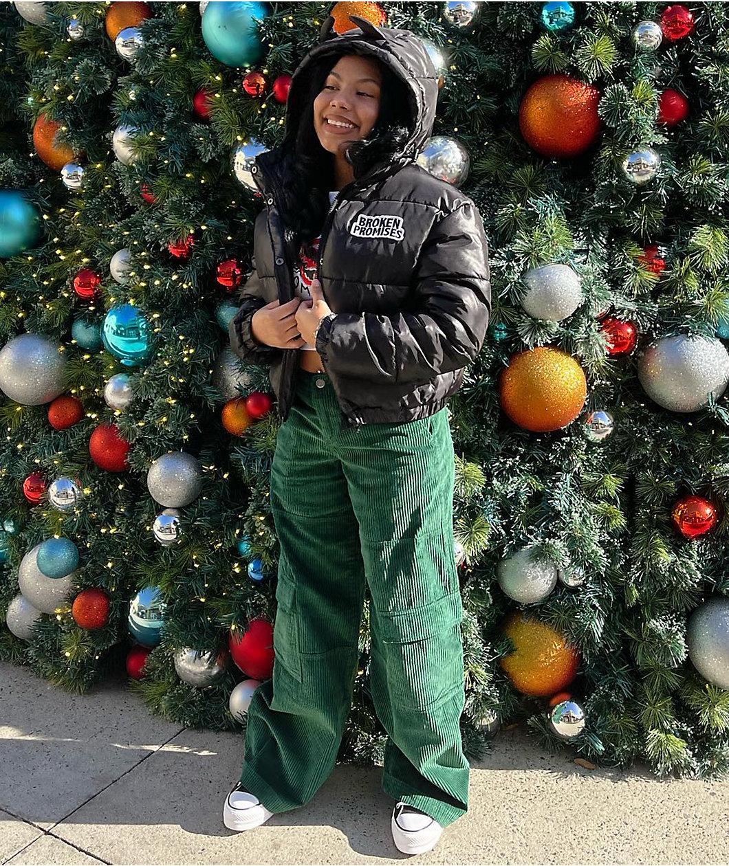 Empyre Darian Hunter Green Cargo Corduroy Skate Pants Product Image