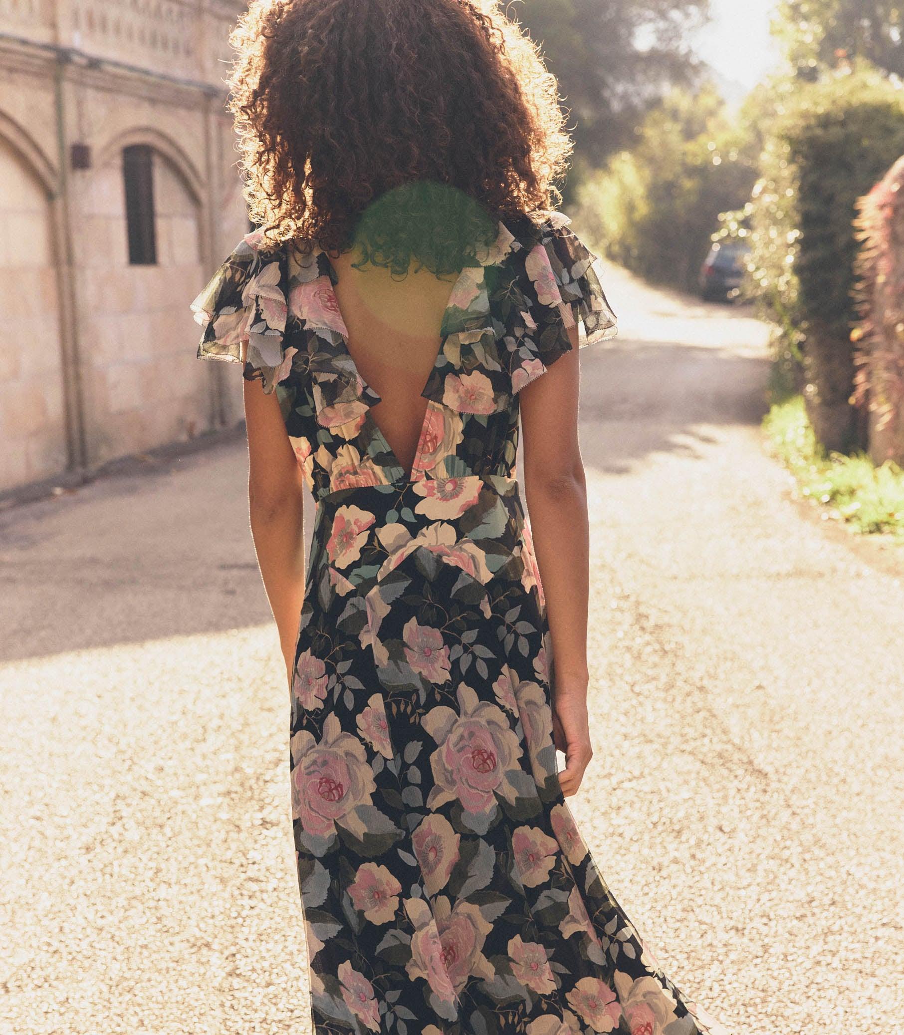 AMIRA DRESS -- ROSE GARDEN FLORAL Product Image