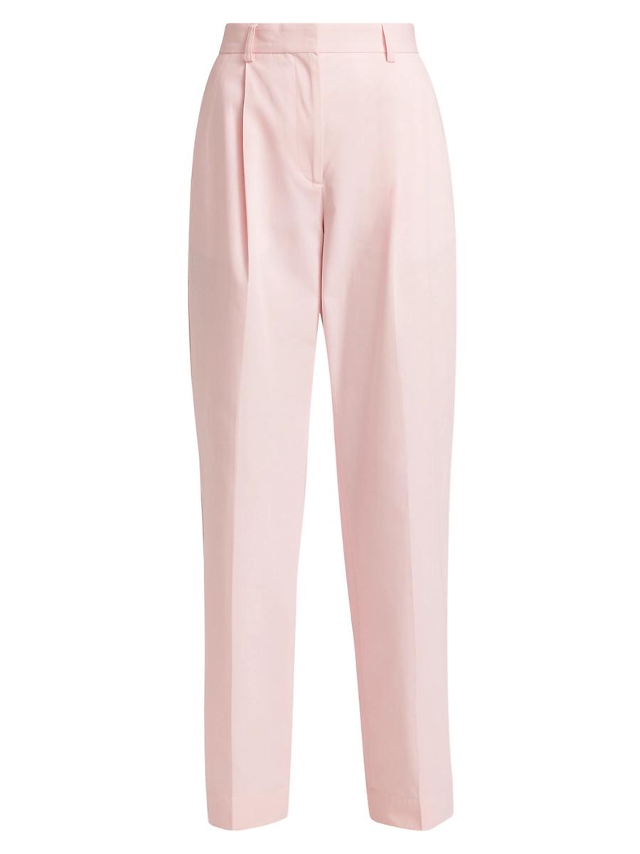 Womens Cotton Straight-Leg Pants Product Image