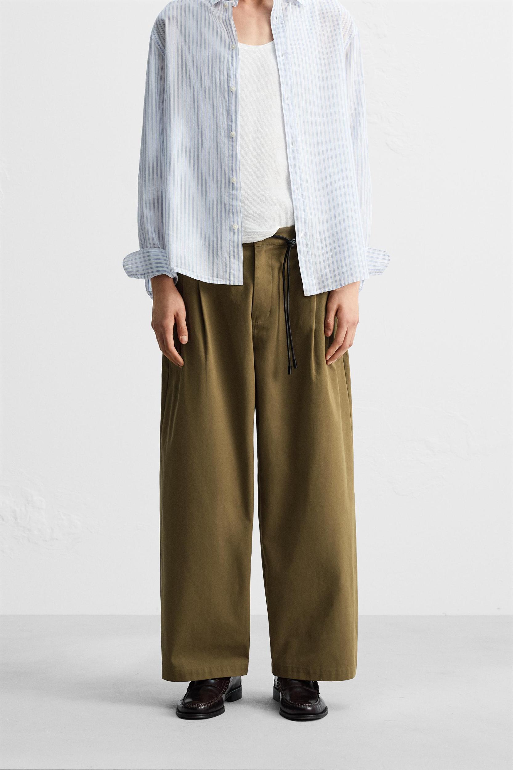 WIDE FIT CHINO PANTS Product Image