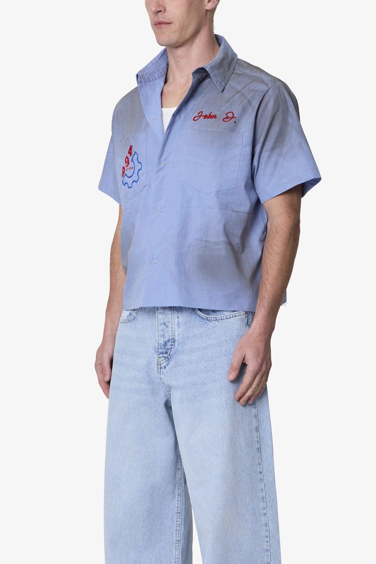 Vintage Work S/S Shirt - Light Blue Product Image