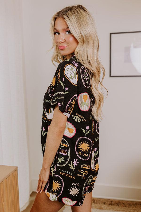 Cancun Ready Button Down Romper Product Image