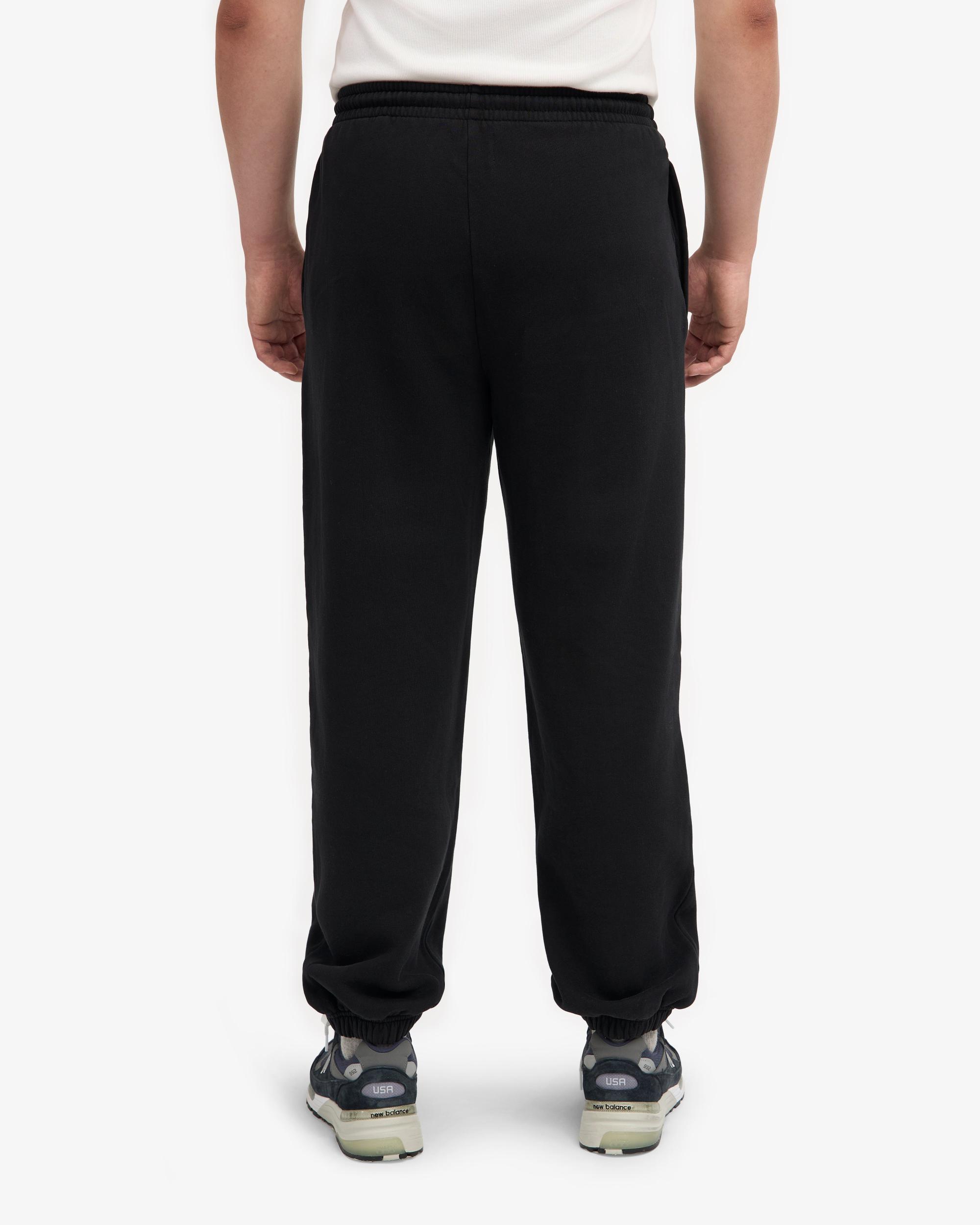 Organic Relaxed Sweatpants - Deep Black Product Image