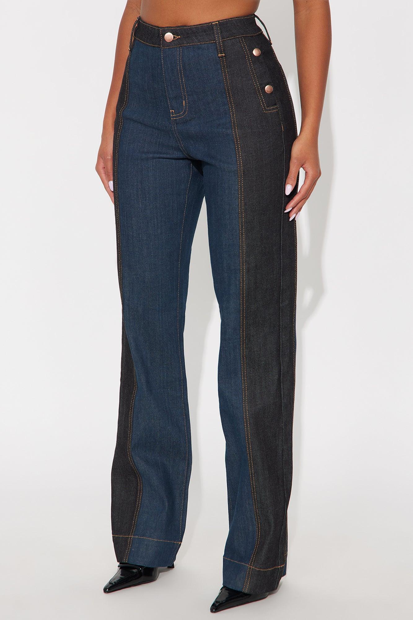 Busy Body Stretch Tailored Jeans - Dark Wash Female Product Image