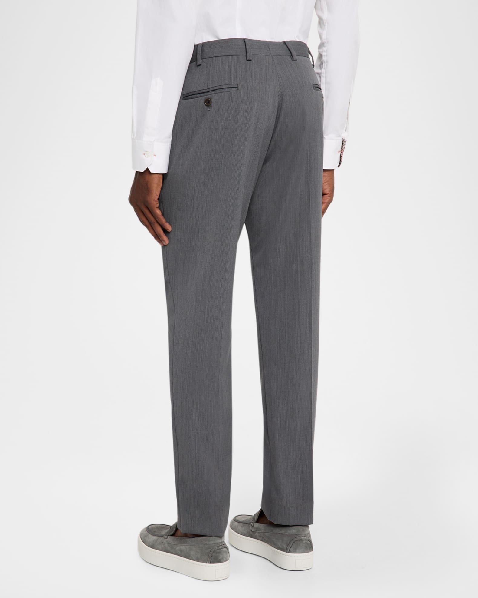 Men's Wool Tonal Stripe Trousers Product Image