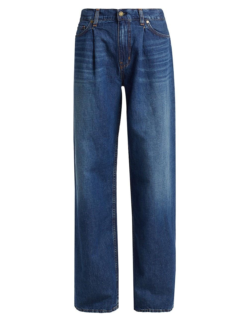Womens Kailani Wide-Leg Jeans Product Image