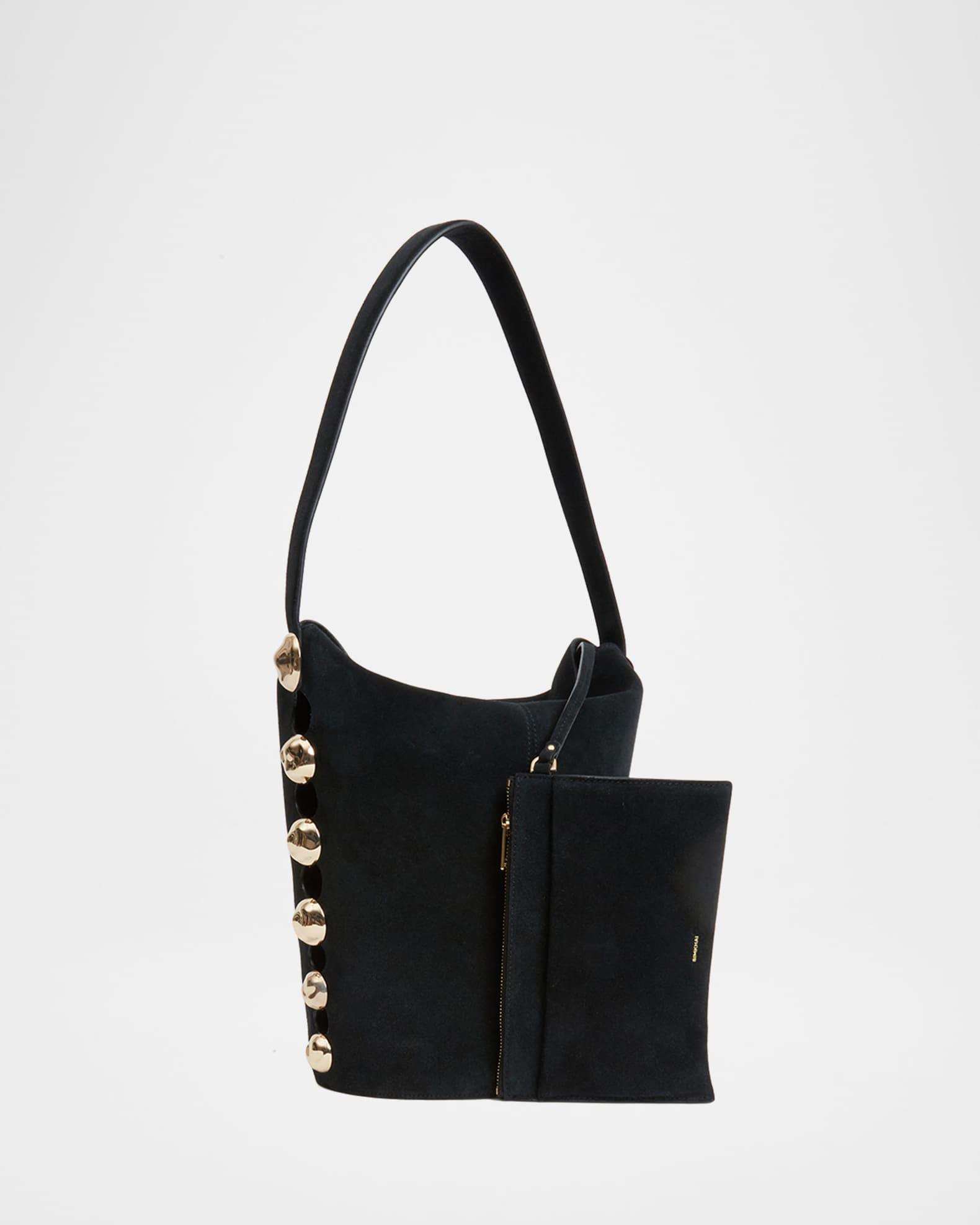 Amaya Studded Leather Bucket Bag Product Image