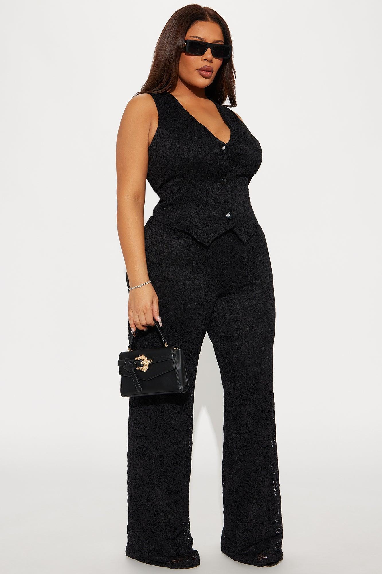 Rosie Lace Jumpsuit - Black Product Image