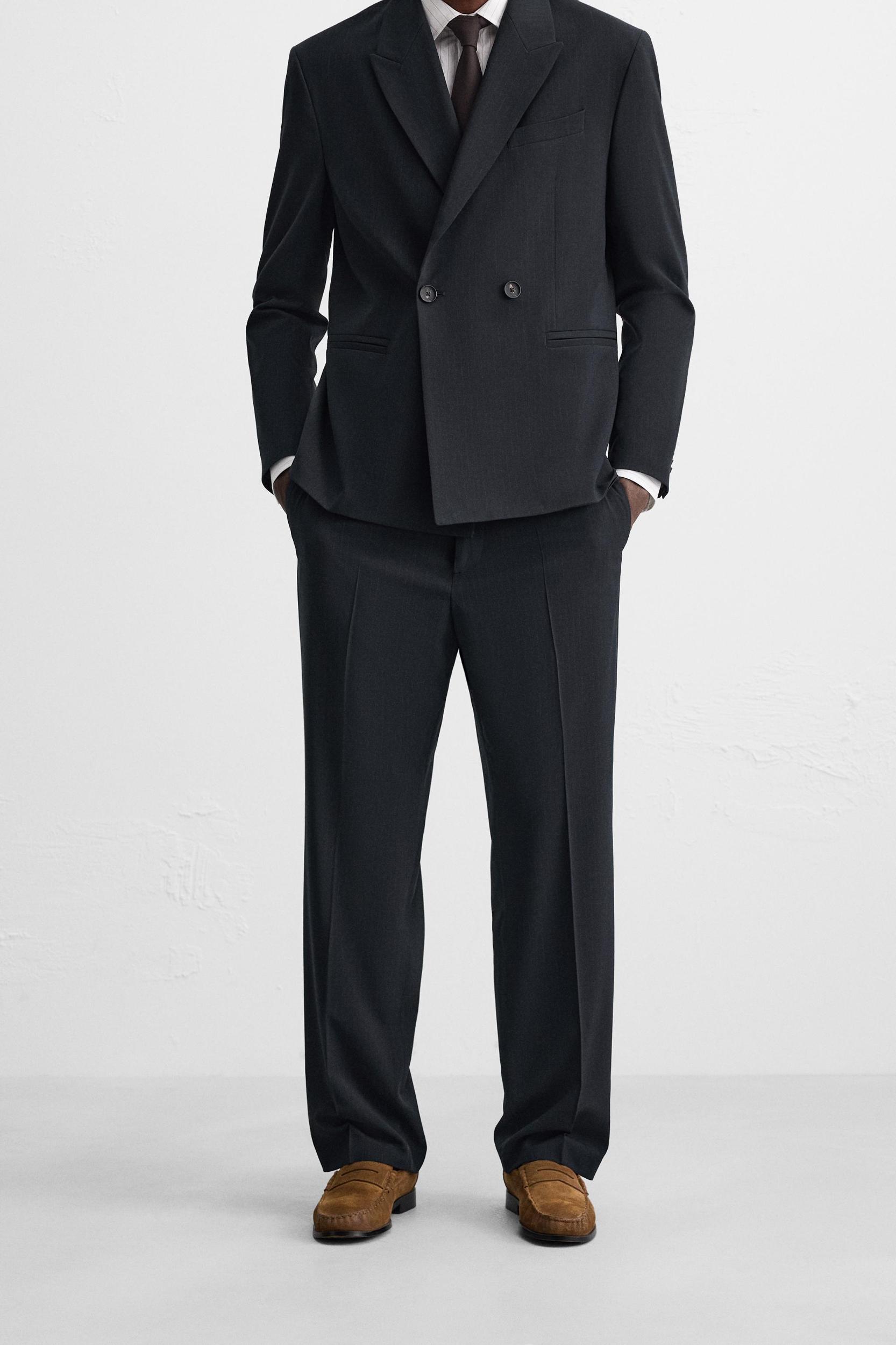 PINSTRIPE SUIT PANTS Product Image