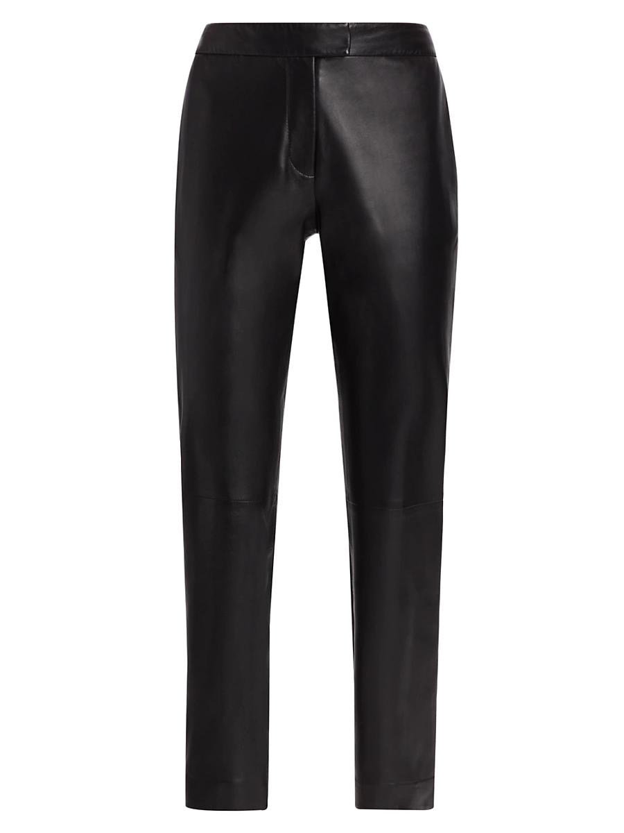 Womens Todd Leather Pants Product Image