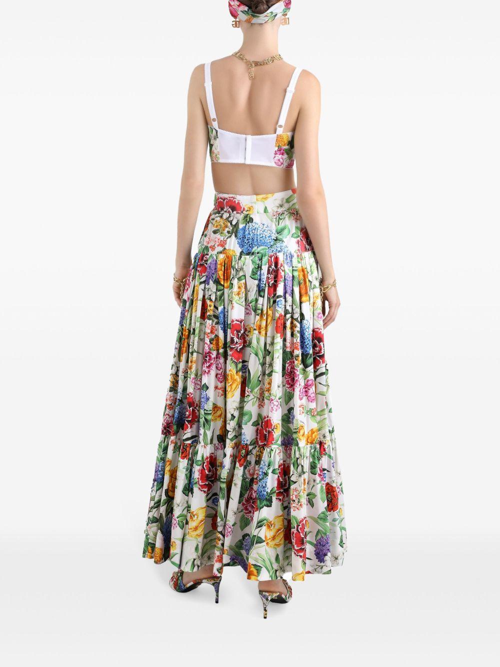 floral-print maxi skirt Product Image