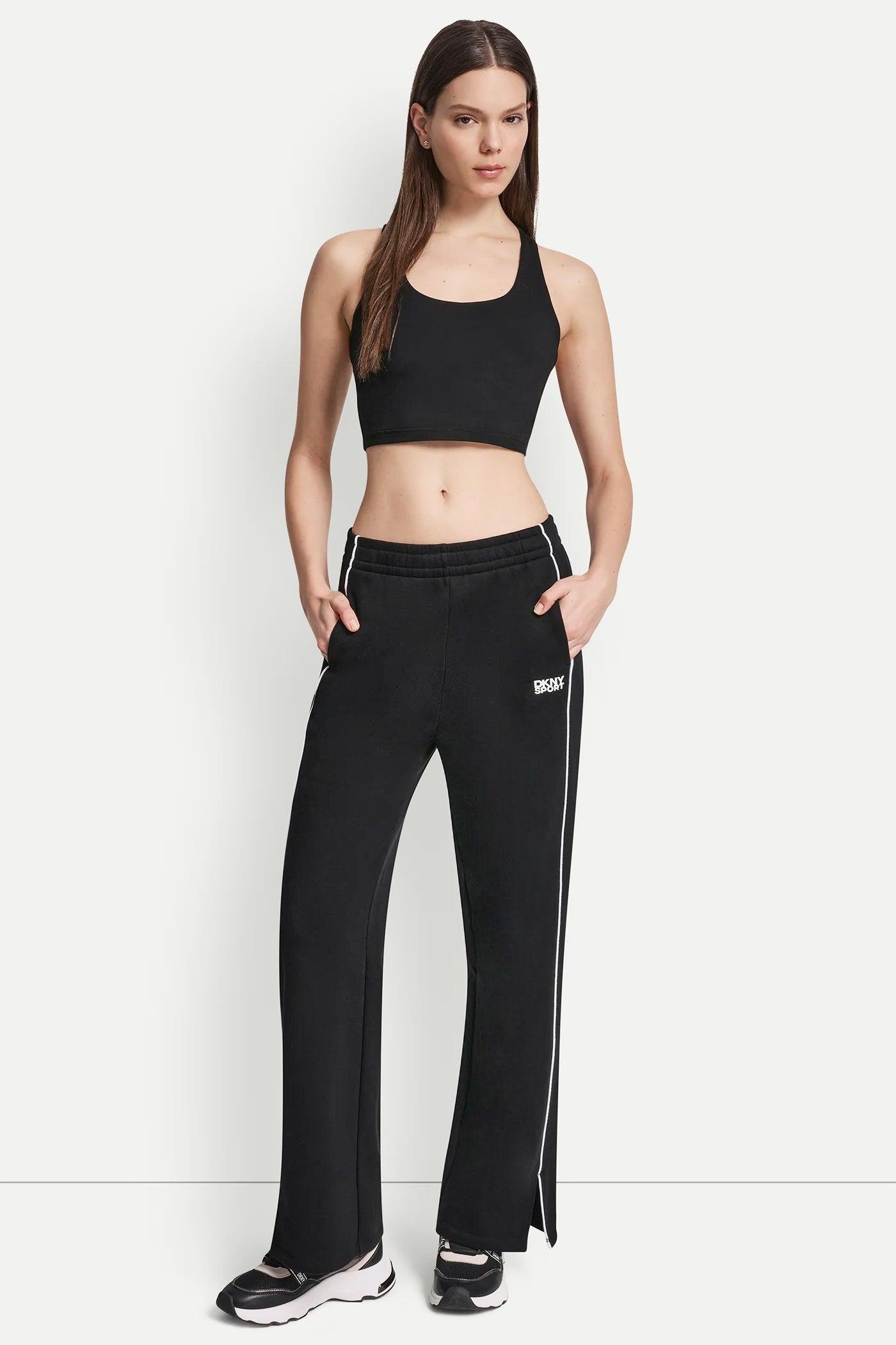 HIGH-RISE PIPED TRACK PANTS Product Image