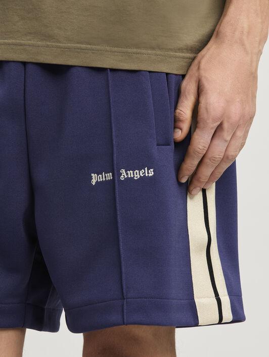 Classic Logo Track Shorts Navy Blue  Off Product Image