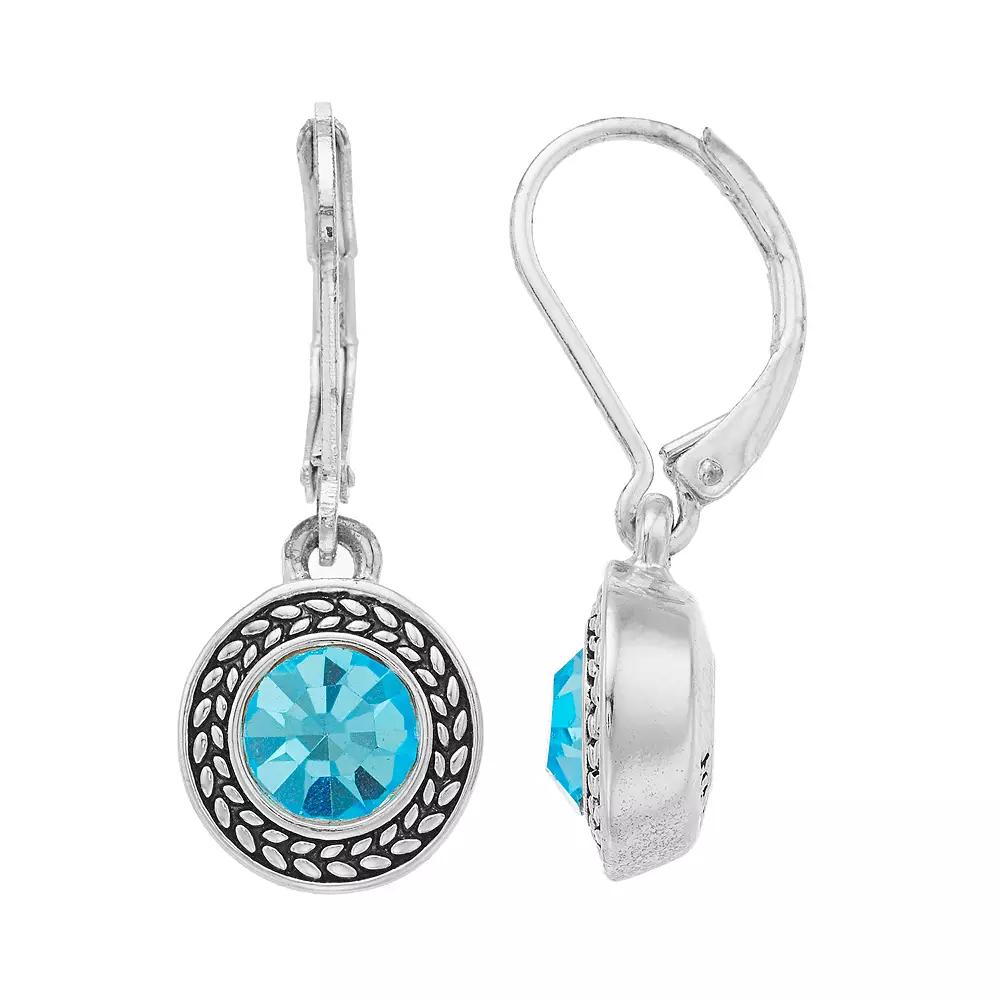 Napier Drop Earrings, Women's, Light Blue Product Image