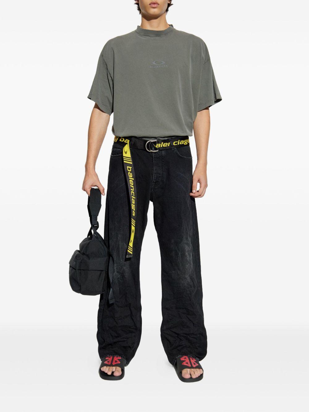 Pallas logo-detail polo shirt in cotton piqué Product Image