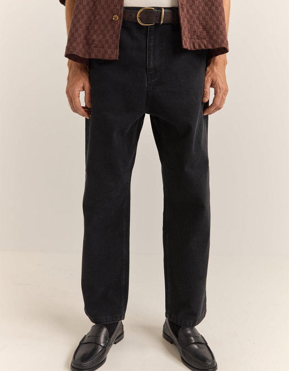 RHYTHM Essential Mens Jeans - BLACK Product Image