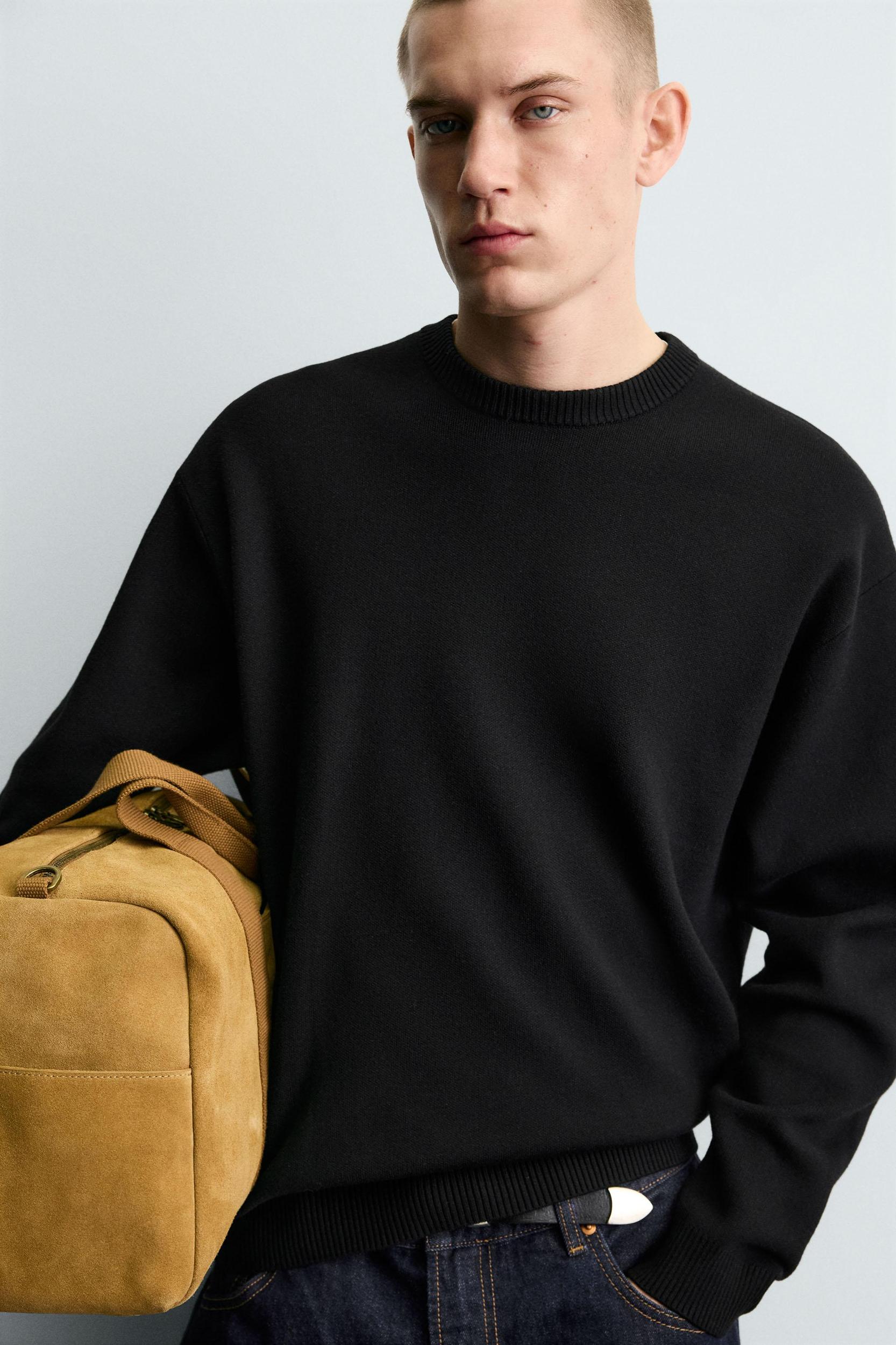SOFT TEXTURED KNIT SWEATER Product Image