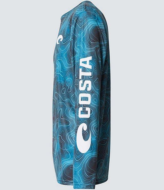 Costa Tech Topographic Long-Sleeve T-Shirt Product Image