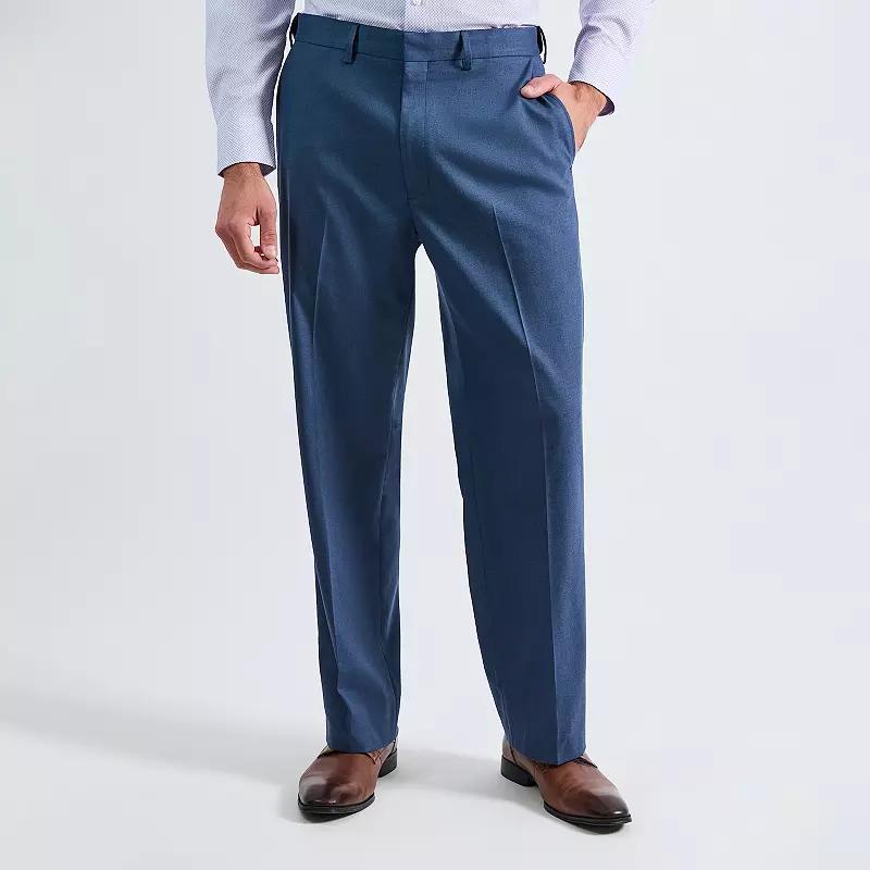 Men's Haggar® Premium Classic-Fit Flat-Front Stretch Suit Pants,  Product Image