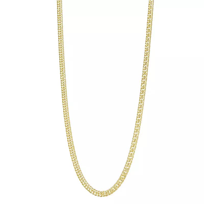 Jordan Blue Mens 14k Gold Miami Cuban Curb Chain Necklace Product Image