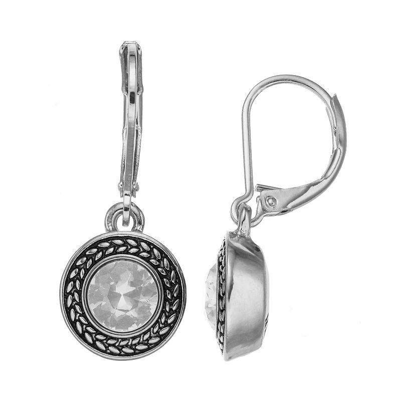 Napier Drop Earrings, Women's, White Product Image