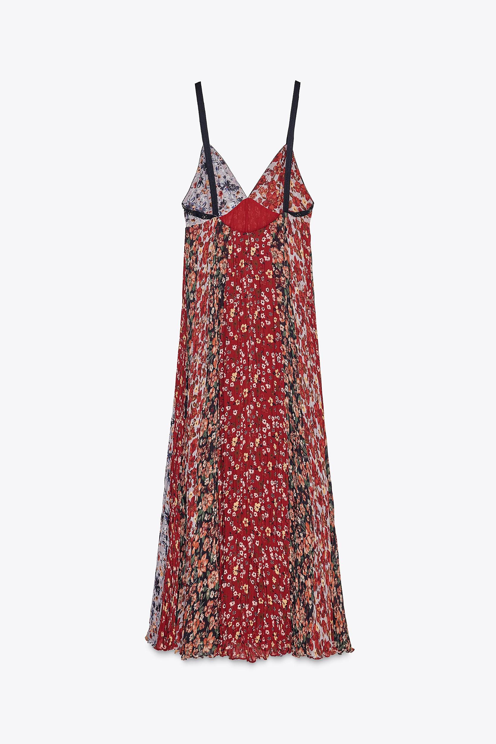 FLORAL PRINT DRESS ZW COLLECTION Product Image