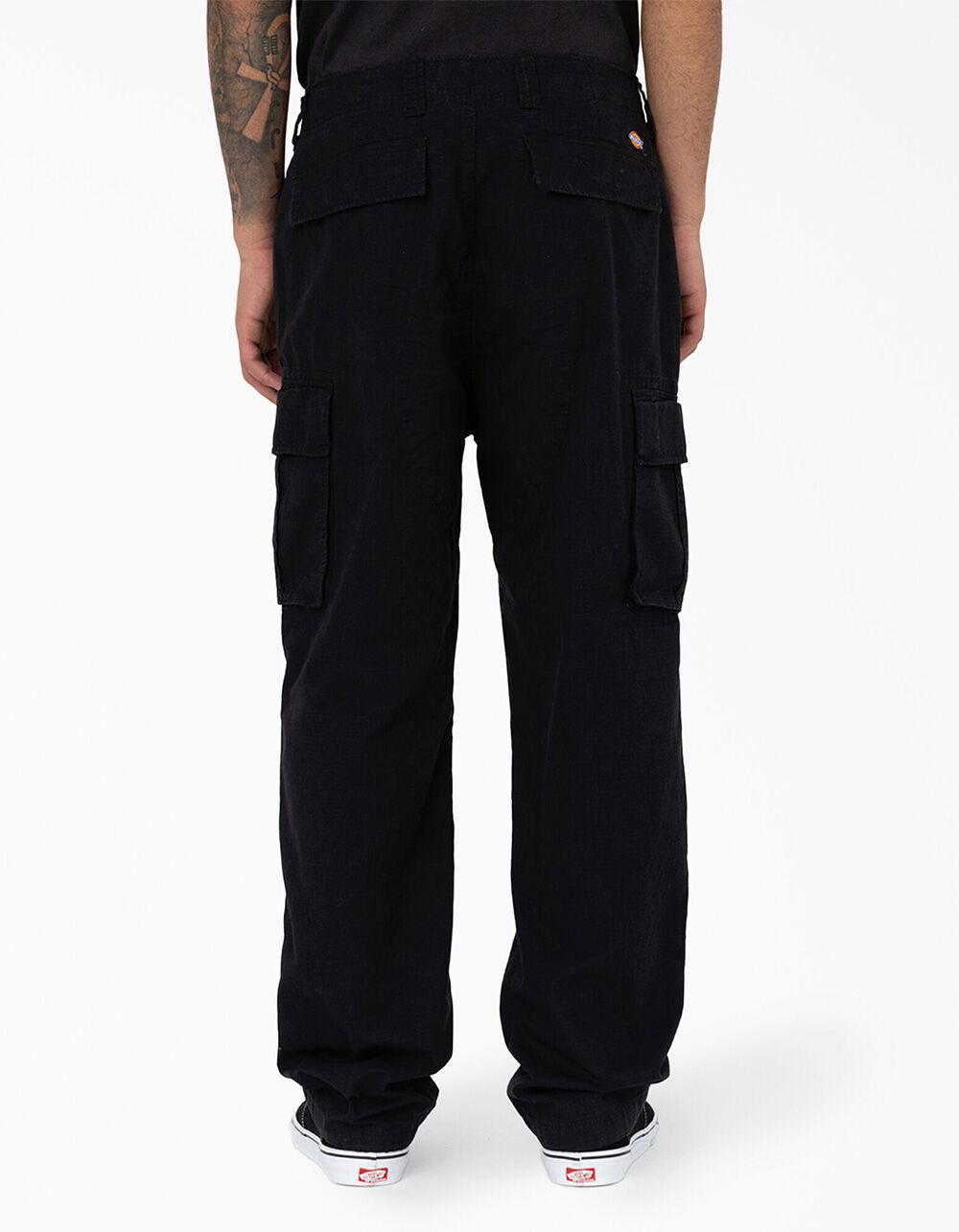 DICKIES Eagle Bend Relaxed Fit Double Knee Mens Cargo Pants - BLACK Product Image