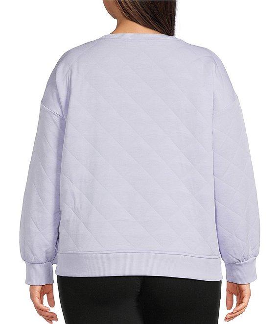 Westbound Plus Size Quilted Long Sleeve Top Product Image