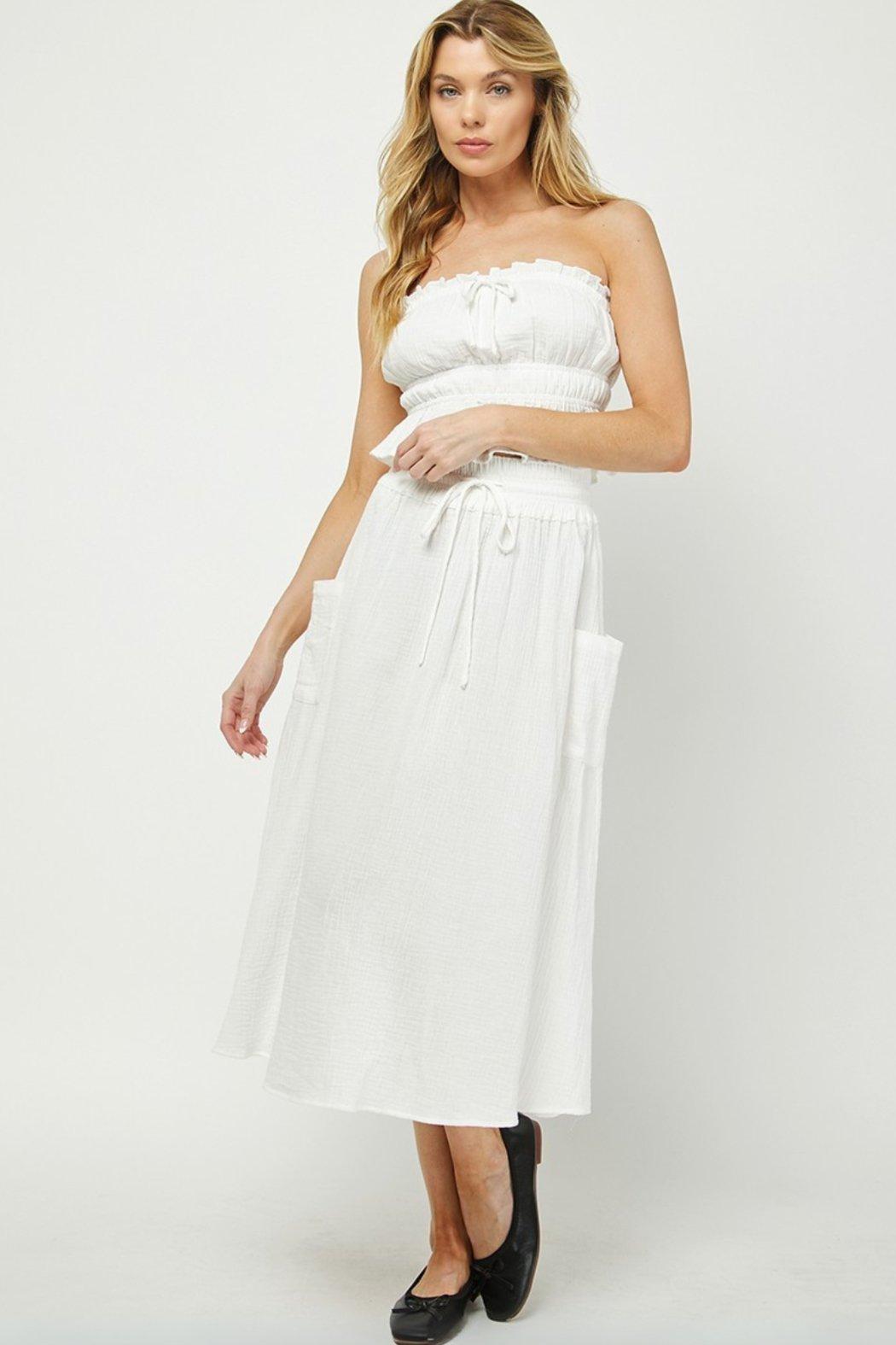 Gauze Maxi Skirt Product Image