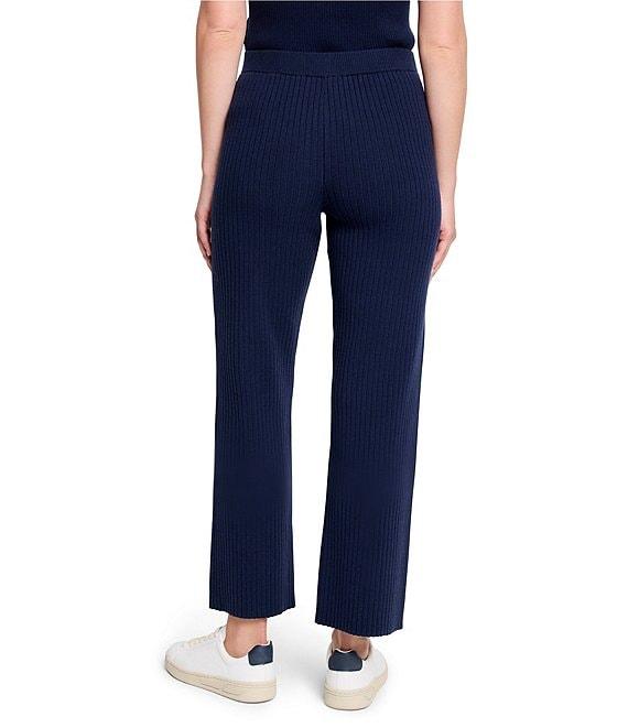 NZ ACTIVE by NIC + ZOE Unwind Pleated Knit Wide Leg Ankle Pant Product Image