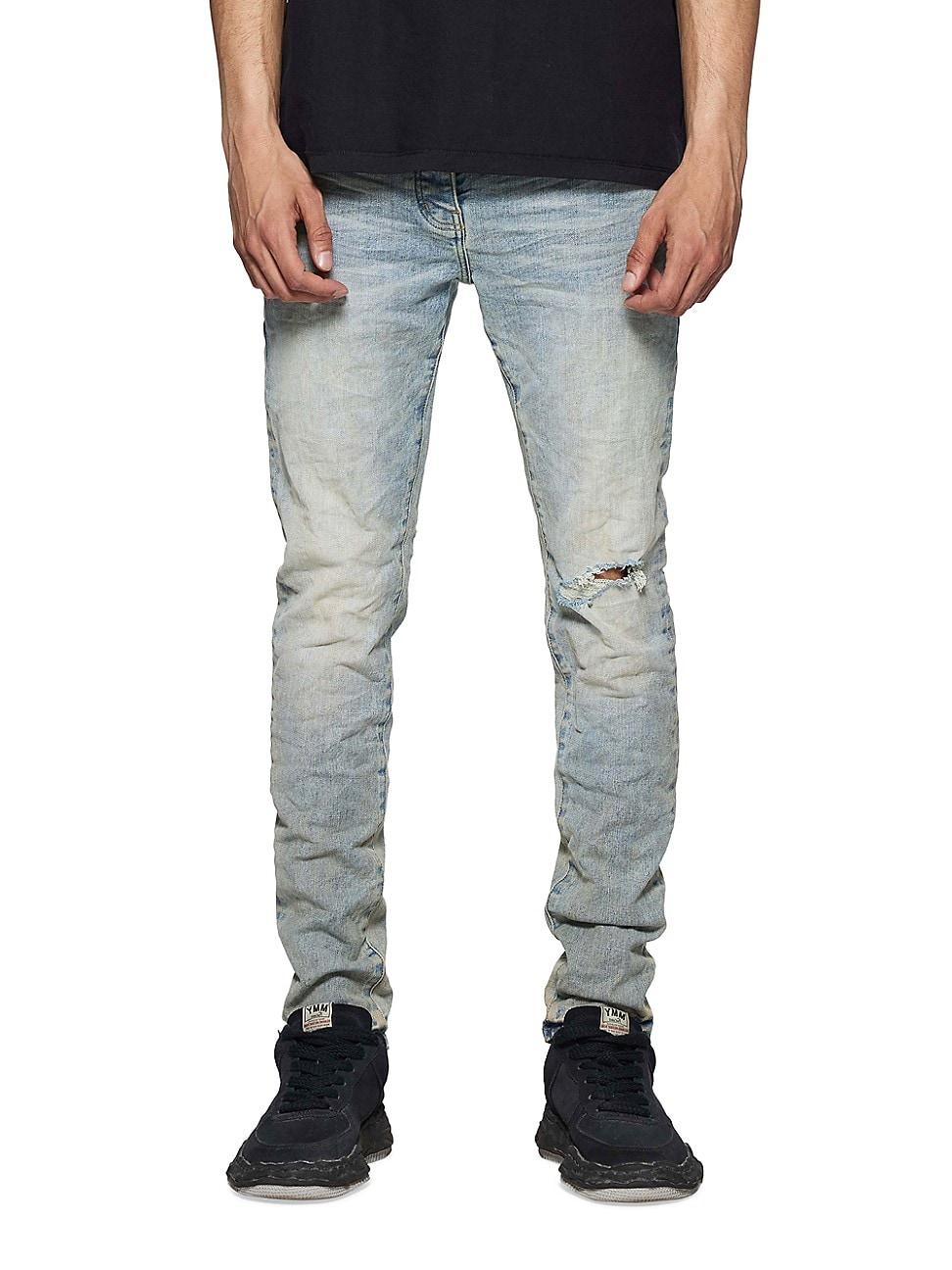 Mens Venice Distressed Skinny-Fit Jeans Product Image