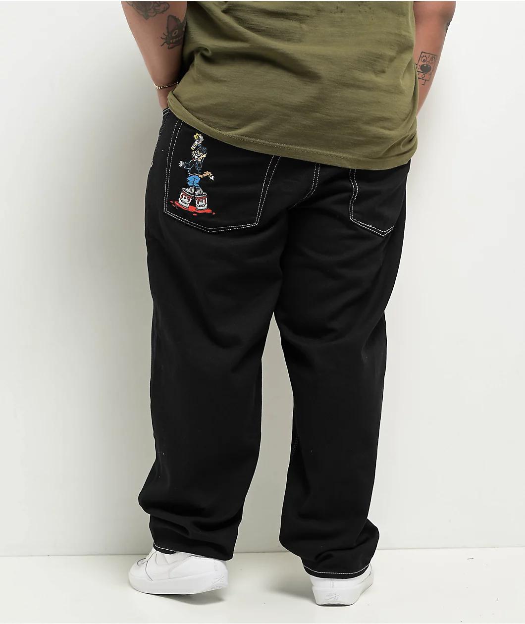 Empyre Blake Blue Wash Ultra Loose Skate Jeans Product Image