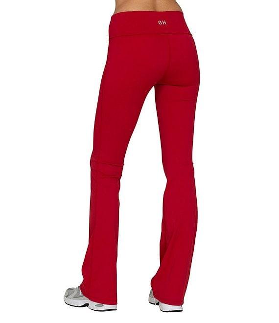 GOLD HINGE Essential Foldover High Rise Flare Pants Product Image