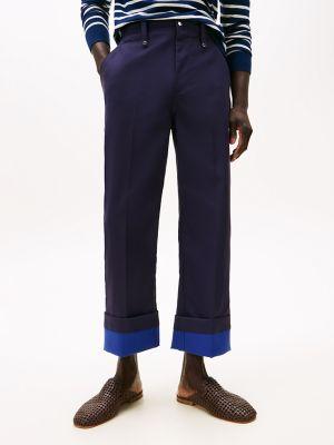 Navy and Light Blue Tonal Chino Product Image