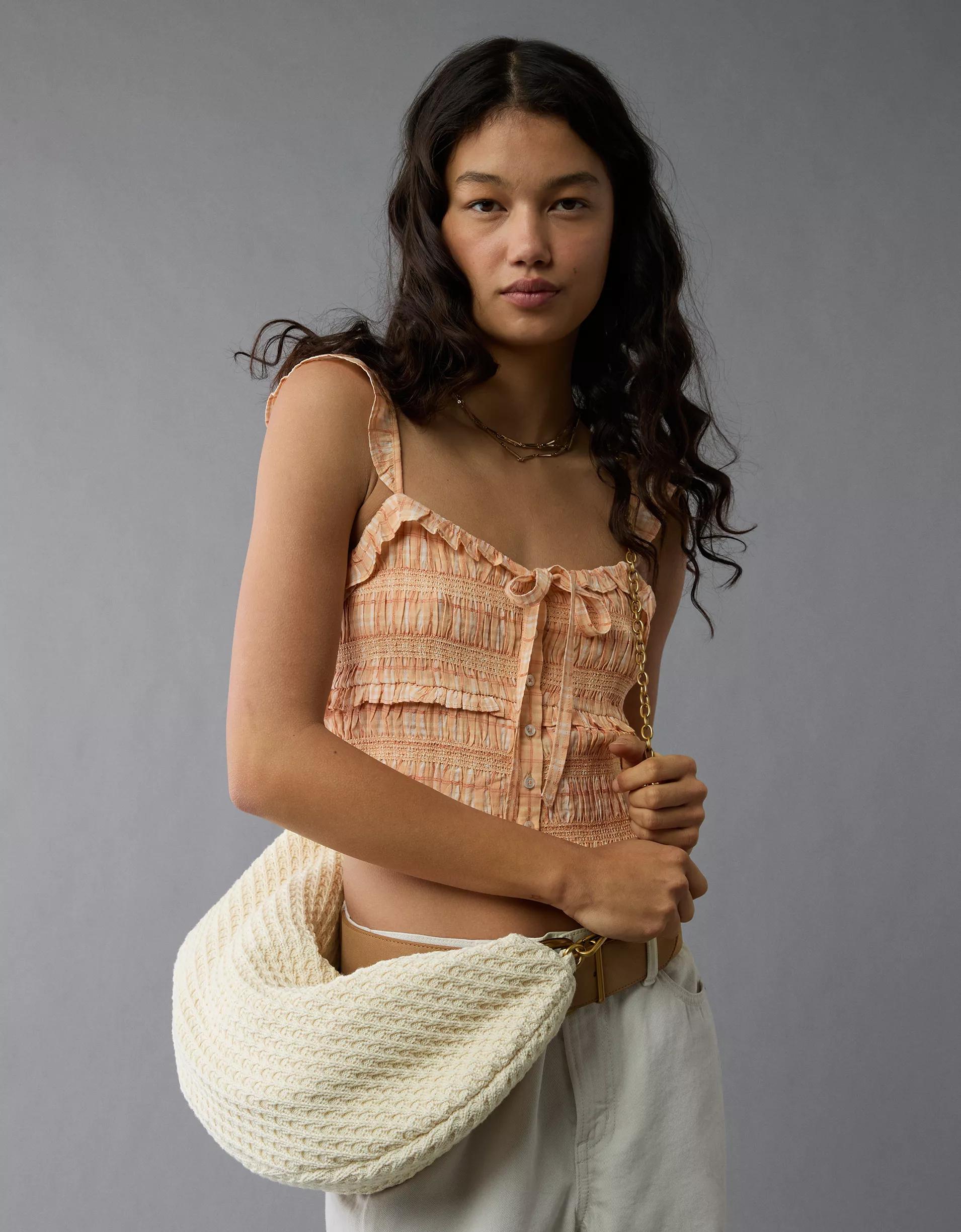 AEO Crochet Crescent Bag Product Image