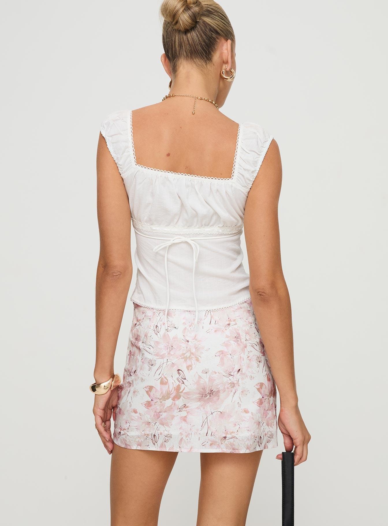 Gemelli Mini Skirt Floral Product Image