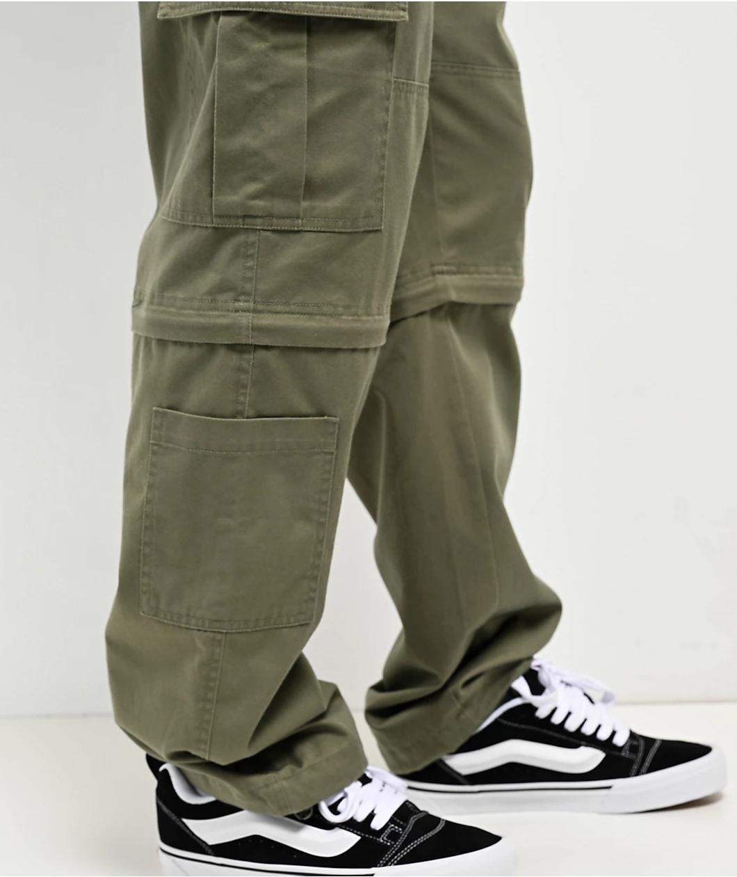 Empyre Olive Zip Off Cargo Skate Pants Product Image