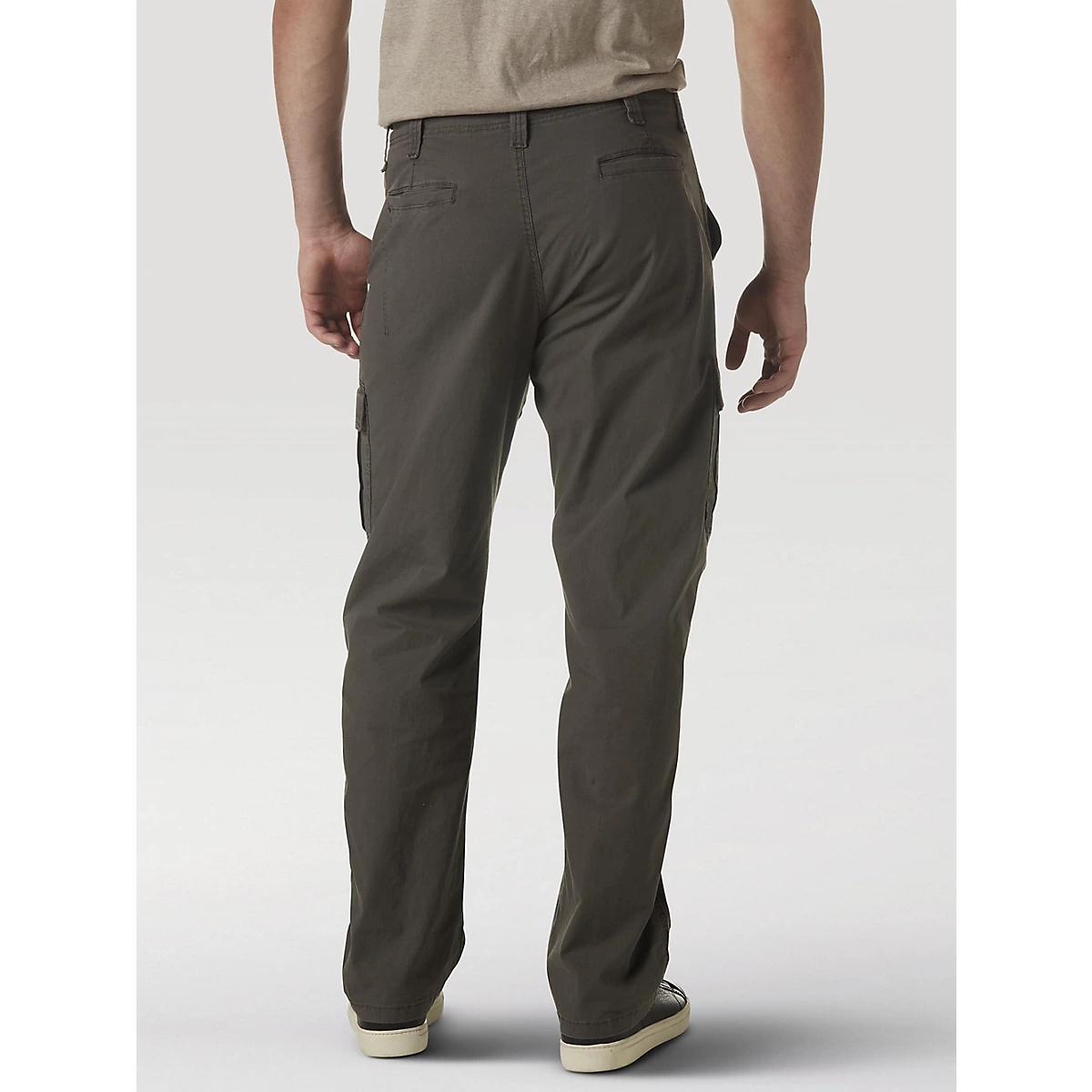 Wrangler® Men's Five Star Premium Relaxed Fit Flex Cargo Pant in Olive Drab Product Image
