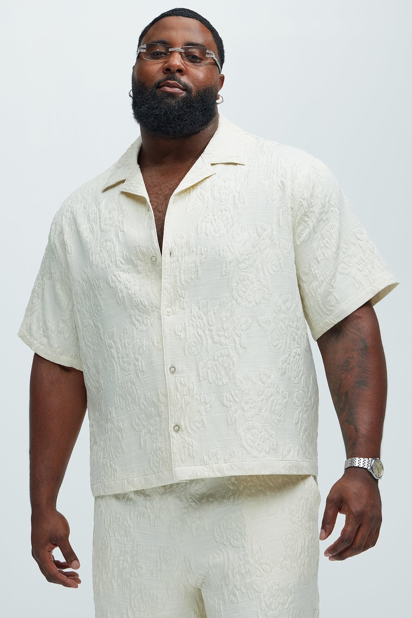 Bartlett Jacquard Shirt - White/combo Product Image