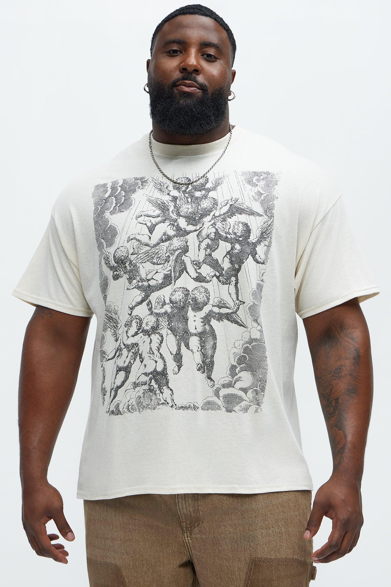 Angels From The Heavens Short Sleeve Tee - Natural Product Image