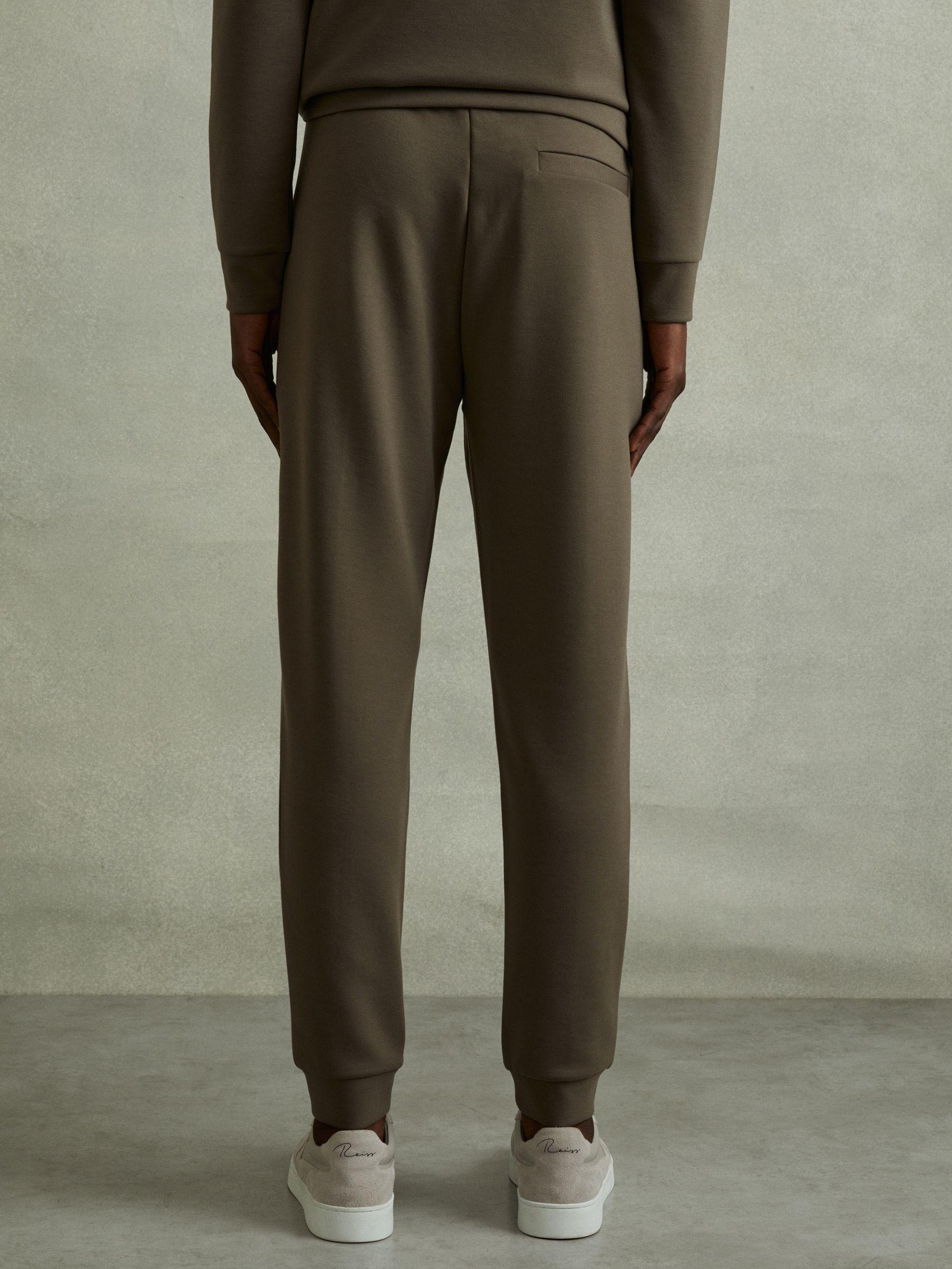 Drawstring Jersey Joggers in Sage Green Product Image