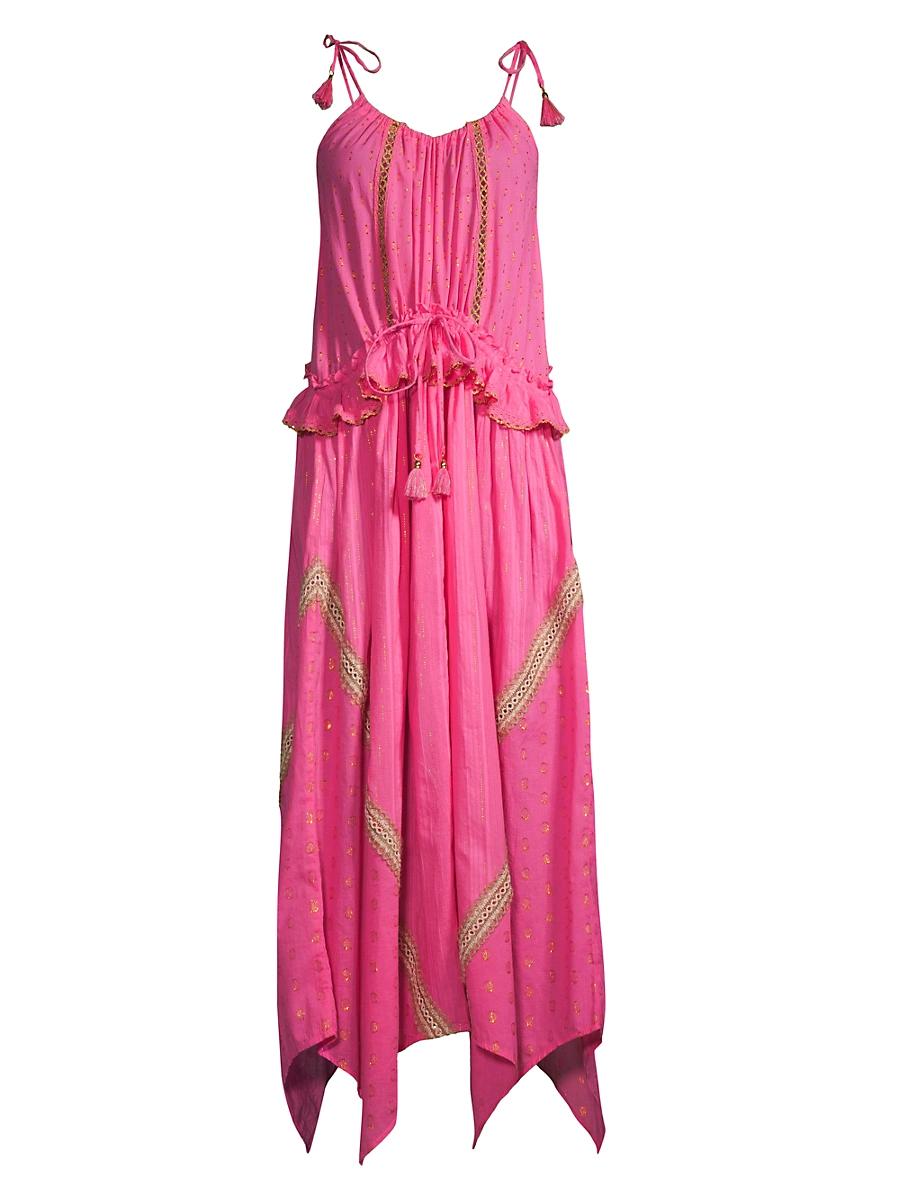 Womens Alma Tassel Cover-Up Maxi Dress Product Image