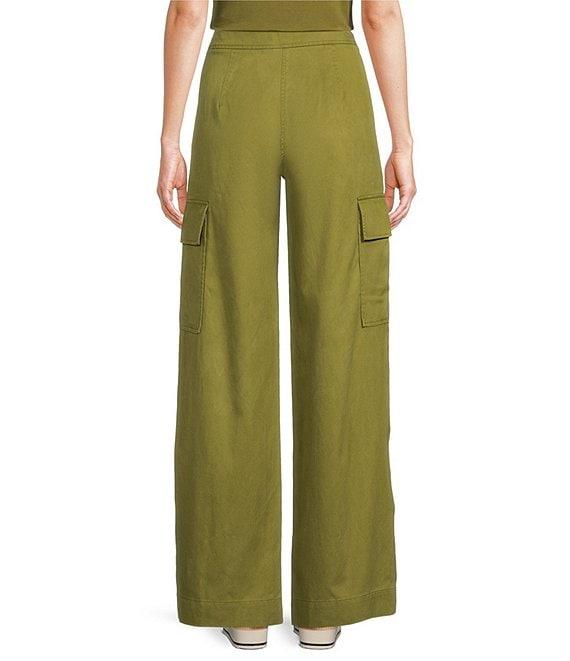 Every Twill High Rise Wide Leg Cargo Pants Product Image
