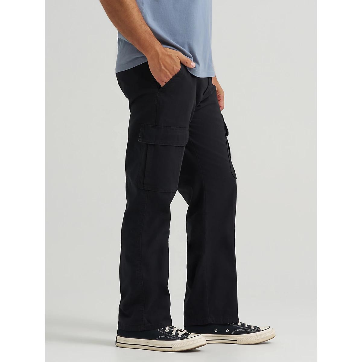 Wrangler® Men's Five Star Premium Relaxed Fit Flex Cargo Pant in Anthracite Product Image