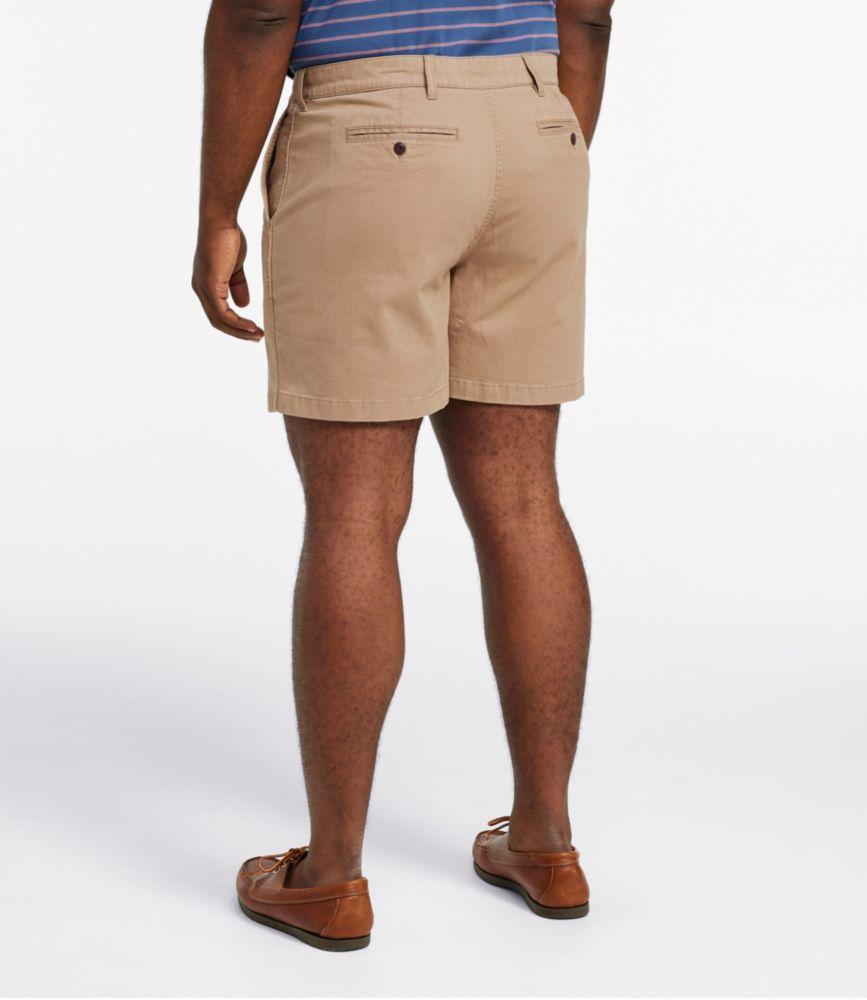 Men's Lakewashed® Stretch Khaki Shorts, 6" Product Image