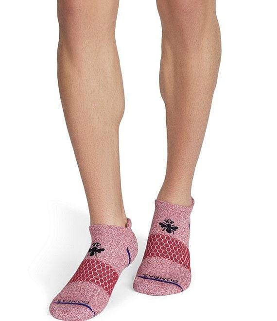 Bombas Marled Border-Stripe Airflow Ankle Socks Product Image