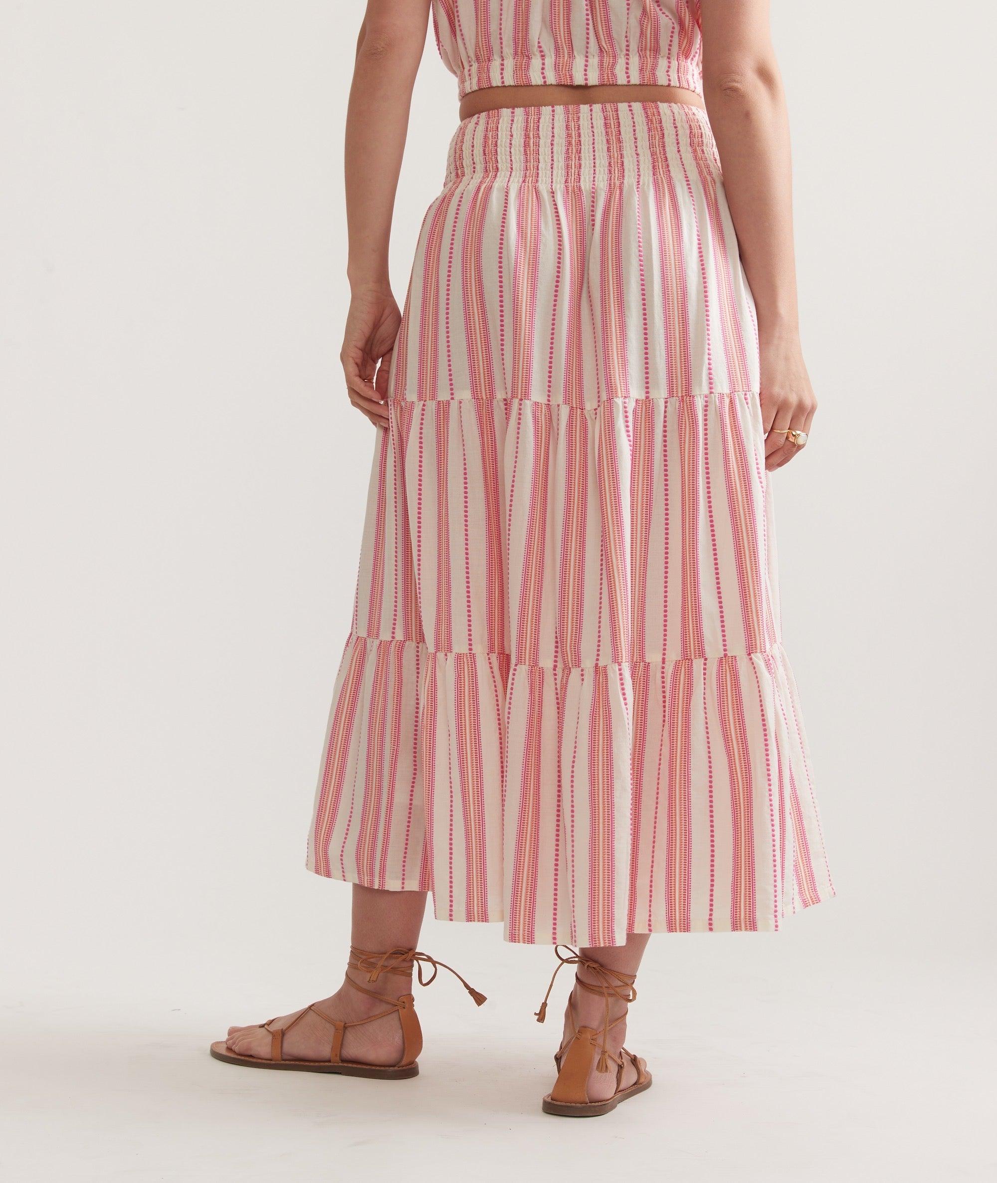 Corinne Textured Maxi Skirt Product Image