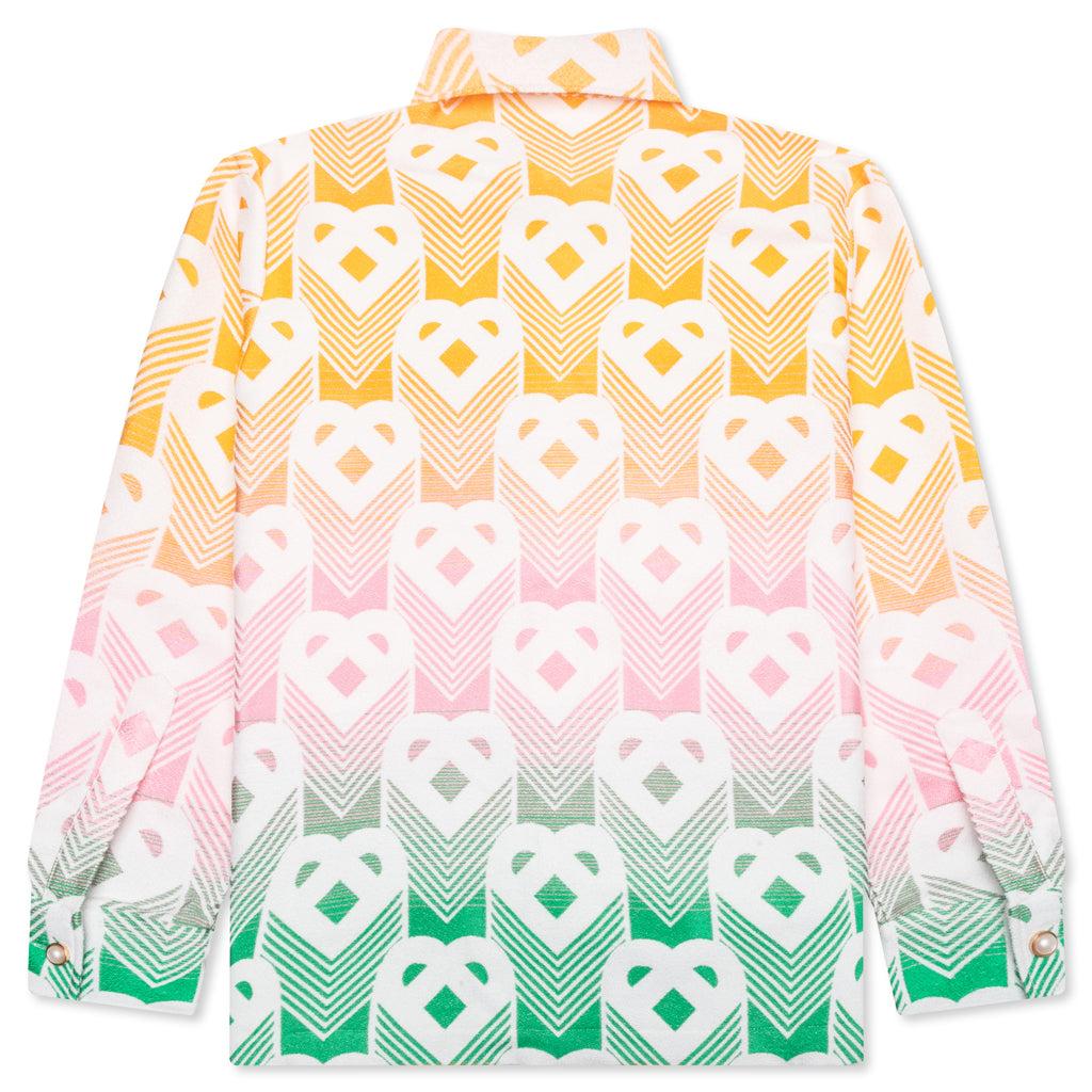 Jacquard Shacket - Gradient Flying Heart Male Product Image